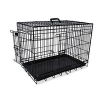 Produktbild von Nobby Transportbox für Hunde faltbar aus Kunststoff Schwarz