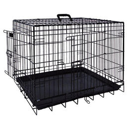 Nobby Transportbox für Hunde faltbar schwarz aus Kunststoff – Bild 1 von 4
