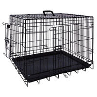 Produktbild von Nobby Transportbox für Hunde faltbar schwarz aus Kunststoff