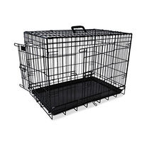 Produktbild von Nobby Transportbox für Hunde faltbar schwarz Kunststoff Größe L