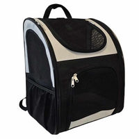 Produktbild von Nobby Transportbox für kleine Hunde aus Polyester in Beige und Schwarz