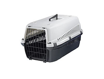 Nobby Transportbox für kleine Hunde und Katzen grau 54 x 38 x 33 cm – Bild 1 von 2