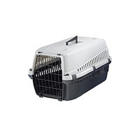 Produktbild von Nobby Transportbox für kleine Hunde und Katzen grau 54 x 38 x 33 cm