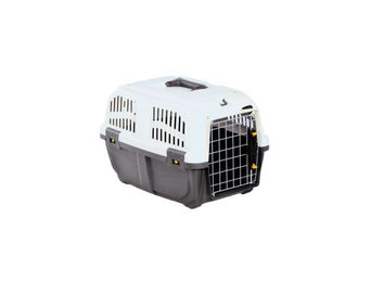 Nobby Transportbox Skudo 1 IATA für Hunde aus Kunststoff XS Grau Beige – Bild 1 von 13