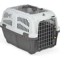 Produktbild von Nobby Transportbox Skudo 2 Open Grau für Hunde Mittlere Rassen aus Kunststoff Größe L