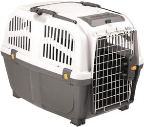 Nobby Transportbox Skudo 4 IATA für Hunde und Katzen aus Kunststoff Grau/Beige S-M 68 x 48 x 51 cm – Bild 1 von 13
