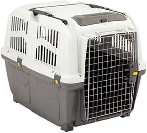 Nobby Transportbox Skudo 6 IATA für Hunde Grau aus Kunststoff 92 x 63 x 70 cm – Bild 1 von 13