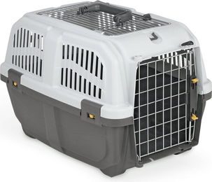 Nobby Transportbox Skudo Open Grau Kunststoff für Hunde und Katzen Größe M – Bild 1 von 9