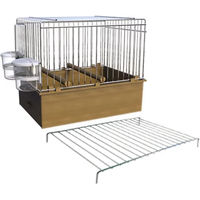 Produktbild von Nobby Transportkäfig für kleine Vögel aus Metall in Silber