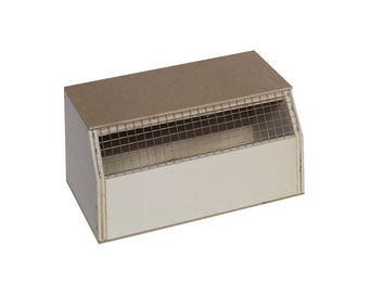 Nobby Transportkäfig für Vögel aus Metall in Beige 30 x 25 x 12 cm – Bild 1 von 4