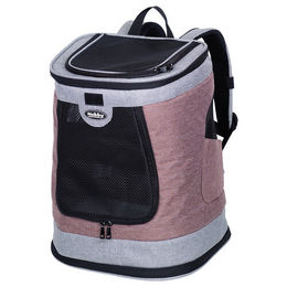 Nobby Transportrucksack Plata für Hunde in Altrosa-Grau 34 x 30 x 43 cm – Bild 1 von 7