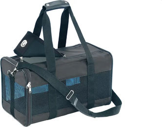 Nobby Transporttasche Silan aus Nylon für Hunde und Katzen Schwarz 53 x 30 x 30 cm – Bild 1 von 5