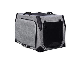 Nobby Traveller Extend Hundetransportbox für kleine Rassen Grau Größe S – Bild 1 von 5