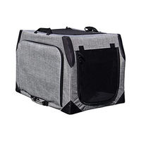 Produktbild von Nobby Traveller Extend Hundetransportbox mit Erweiterung Grau Größe L für mittlere Rassen