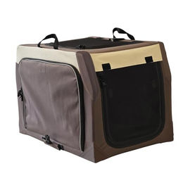 Nobby Traveller Extend Transportbox für Hunde und Katzen Braun Größe S aus Polyester – Bild 1 von 6