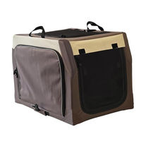 Produktbild von Nobby Traveller Extend Transportbox für Hunde und Katzen Braun Größe S aus Polyester