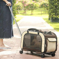 Produktbild von Nobby Trolley Move Tiertransporttasche Braun für Hunde kleiner Rassen bis 10 kg