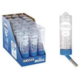 Nobby Universaltränke für Nagetiere und Kaninchen aus Kunststoff, 140 ml, transparent/blau - 140 ml – Bild 1 von 3
