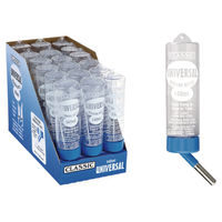 Produktbild von Nobby Universaltränke für Nagetiere und Kaninchen aus Kunststoff, 140 ml, transparent/blau - 140 ml