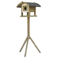 Produktbild von Nobby Vogelhaus Ida aus Holz in Graubraun-Weiß 60 x 60 x 140 cm