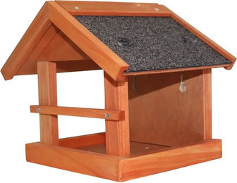 Nobby Vogelhaus Oskar rotbraun mit Anflugstange 25x21x22cm – Bild 1 von 2