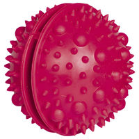 Produktbild von Nobby Vollgummi Snackball mit Noppen in Rot Ø 7,5 cm
