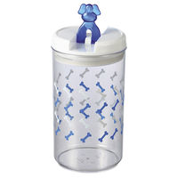 Produktbild von Nobby Vorratsdose Flip Dog Print aus Kunststoff transparent - 2000 ml