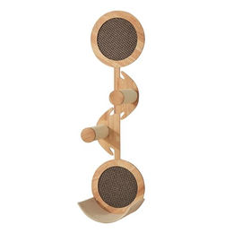 Nobby Wandelement Stufen Hig Kratzbaum für Katzen aus Holz in Creme 35 x 26,5 x 125 cm – Bild 1 von 7