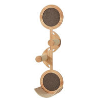 Produktbild von Nobby Wandelement Stufen Hig Kratzbaum für Katzen aus Holz in Creme 35 x 26,5 x 125 cm