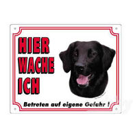 Produktbild von Nobby Warntafel Flat-Coated Retriever