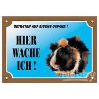 Produktbild von Nobby Warntafel für Meerschweinchen bunt