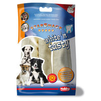 Produktbild von Nobby White'n Tasty Kaurollen Rind Zahnpflege-Snack Monoprotein 3er Set 15 cm - 3 x 165 g