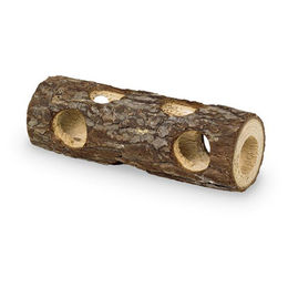 Nobby Woodland Holz Röhre Natur Braun Kleintierspielzeug für Nagetiere ø 7 x 20 cm – Bild 1 von 3