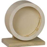 Produktbild von Nobby Woodland Holzlaufrad für Nager Beige Durchmesser 29 cm