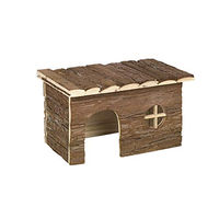 Produktbild von Nobby Woodland Nager-Holzhaus Chappy aus Holz für Meerschweinchen Hamster und Ratten Braun 40 x 20 x 23 cm