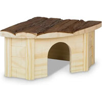 Produktbild von Nobby Woodland Nager-Holzhaus Gordi aus Holz für Kaninchen und Meerschweinchen 30 x 30 x 16 cm