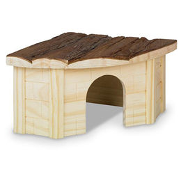 Nobby Woodland Nagerhaus Gordi aus Holz für Hamster und Meerschweinchen 22 x 22 x 13 cm – Bild 1 von 3