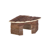 Produktbild von Nobby Woodland Nagerhaus Patty aus Holz für Meerschweinchen und Hamster 32 x 13 x 21 cm Braun