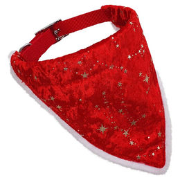 Produktbild von Nobby Xmas Halsband aus Nylon mit Tuch in Rot 35 cm