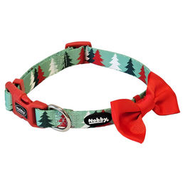 Produktbild von Nobby Xmas Halsband mit Fliege aus Polyester Größe L