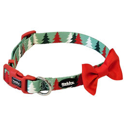 Produktbild von Nobby Xmas Halsband mit Fliege aus Polyester Größe M