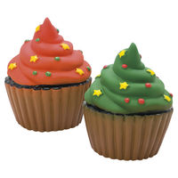 Produktbild von Nobby Xmas Hundespielzeug Muffin aus Latex mit Squeaker für Hunde aller Altersstufen