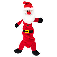 Produktbild von Nobby Xmas Hundespielzeug Santa elastisches Plüschspielzeug in Rot