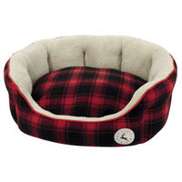 Produktbild von Nobby Xmas Komfort-Hundebett Checker Rot 86 x 70 x 24 cm