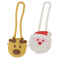 Produktbild von Nobby Xmas LED Blinker Santa und Deer für Hunde mit Silikon und Batteriebetrieb