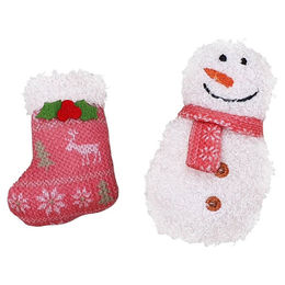 Produktbild von Nobby Xmas Plüsch Figur mit Catnip für Katzen in Weiß