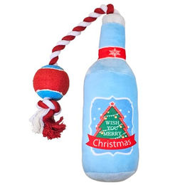 Nobby Xmas Plüsch Flasche mit Seil und Ball 58 cm – Bild 1 von 1