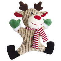 Produktbild von Nobby Xmas Plüschspielzeug Rentier mit Schal Braun