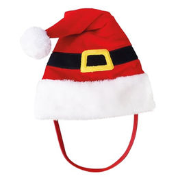 Nobby Xmas Santa Mütze für Hunde aus Plüsch in Rot, 38 x 14,5 cm – Bild 1 von 3