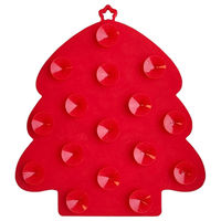 Produktbild von Nobby Xmas Silikon Leckmatte Tree Rot für Hund und Katze